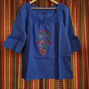 Avon Women's Embroidered Top